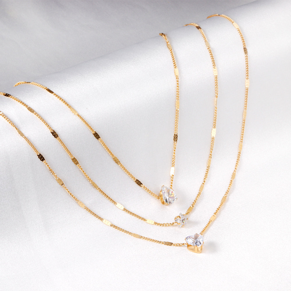 Crystal Cascade Necklace