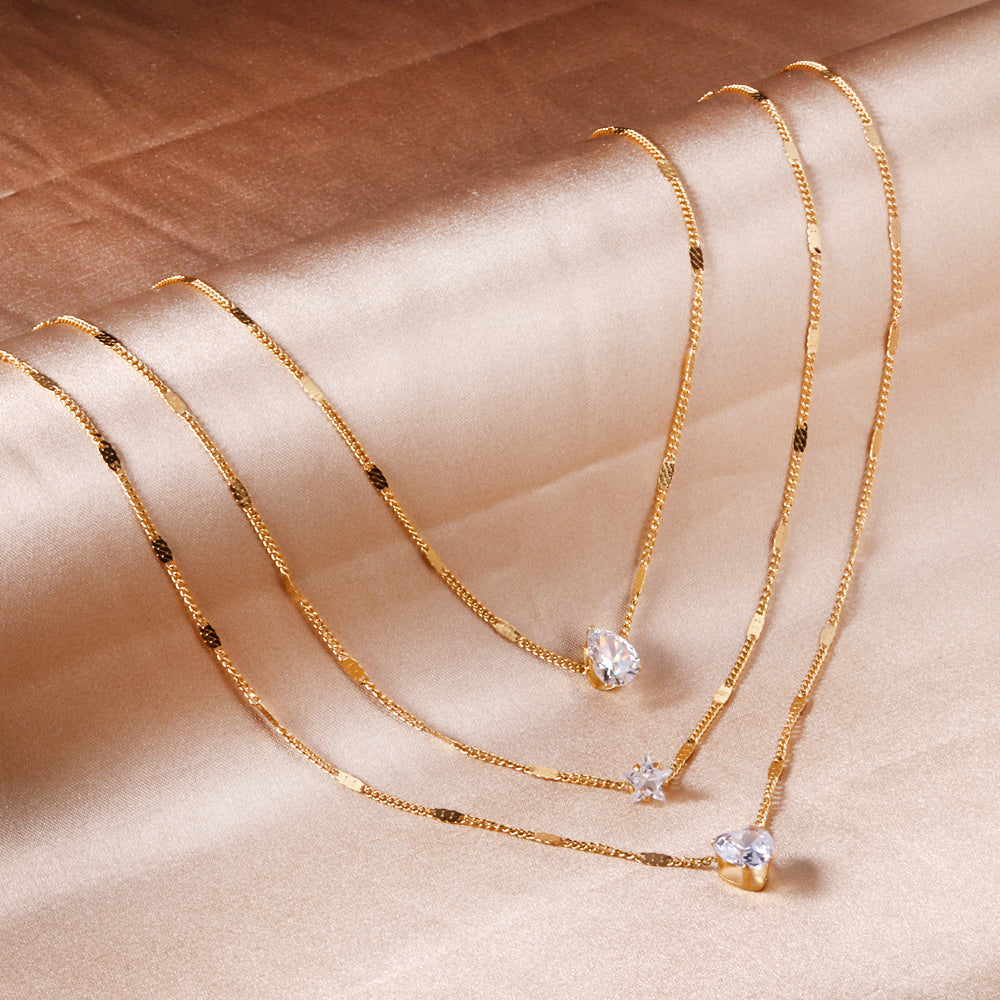 Crystal Cascade Necklace