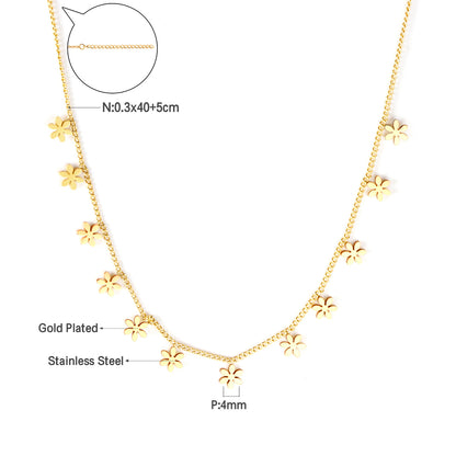 Dainty Floral Necklace