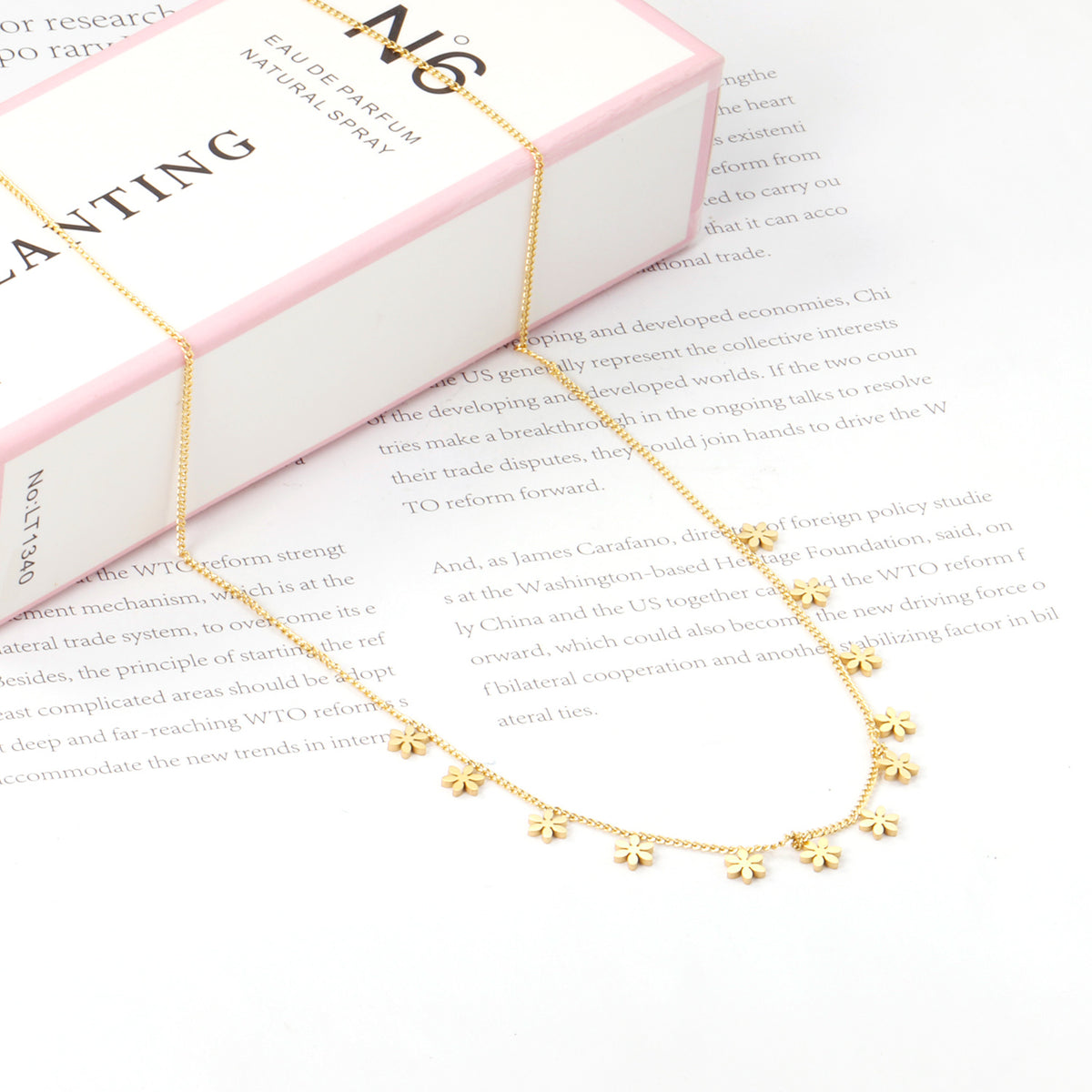 Dainty Floral Necklace