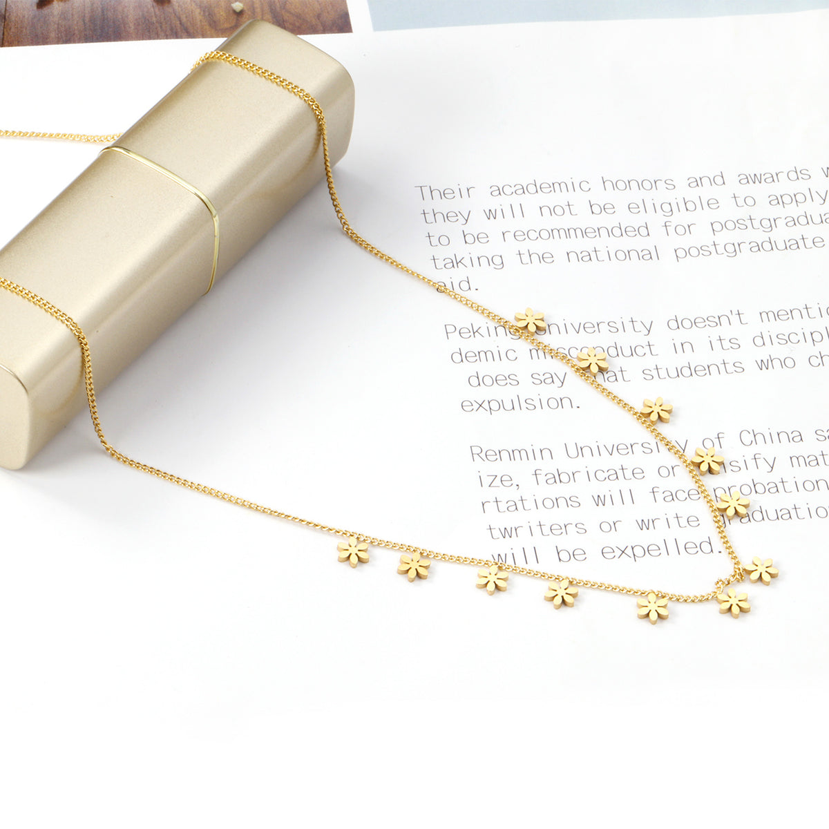 Dainty Floral Necklace