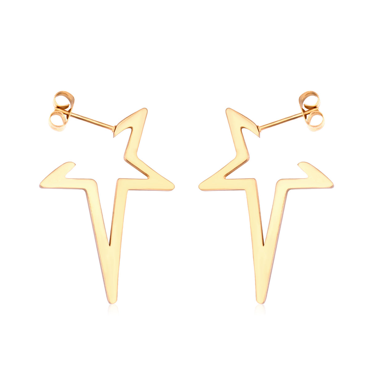 Golden Stellar Earrings