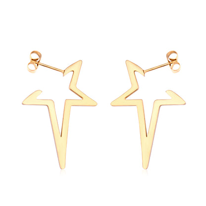 Golden Stellar Earrings