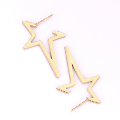 Golden Stellar Earrings