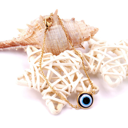 Dainty Evil Eye Bracelet
